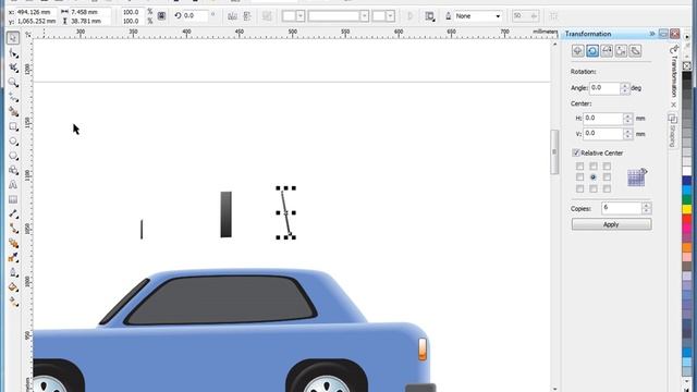 Drawing cars in Coreldraw - Part 4 смотреть онлайн