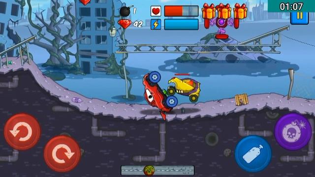 хищная машинка/ погоня/ мультики пультики/ анимашка познавашка