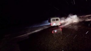 Дорога жизни Олекминск-Якутск на автомашинах УАЗ-Буханка 2 серия.