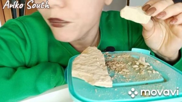 Asmr Crunch Turkestan Mukbang. Асмр Хруст Туркестан Плитки, Сливки и Белый. Мукбанг 😆