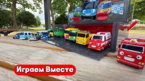 Играем в машинки на природе ! Игрушки из мультика Тачки 🚗 Видео для детей
