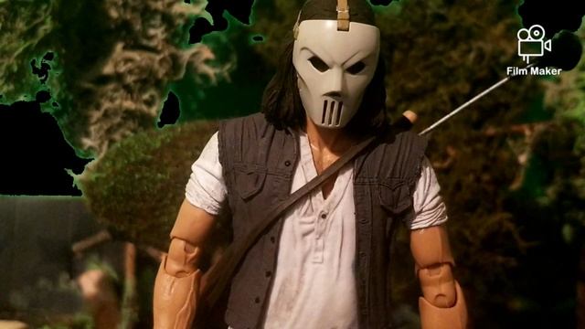 Teenage Mutant Ninja Turtles Stop Motion Animation!! Raphael Vs Casey Jones's City park scene! 2021 смотреть онлайн
