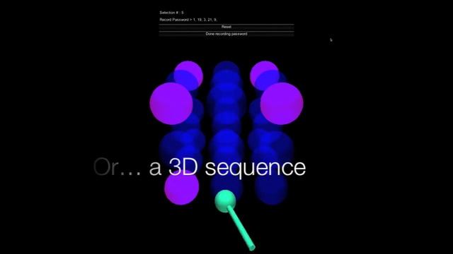 3D Pattern Password Authentication - Hydra v0.1 смотреть онлайн