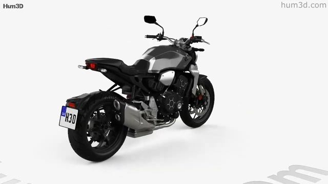 Honda CB1000R 2018 3D model by 3DModels.org смотреть онлайн