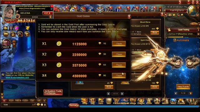 DRAGON AWAKEN PL - GROWTH CONTEST, TREASURE HUNTING [18.O7.2021] SELENA смотреть онлайн