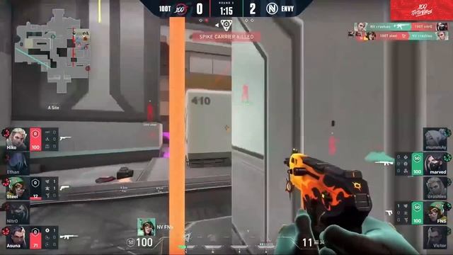 SEND THEM HOME! 100T Valorant vs Sentinels, XSET & More | VCT Playoffs Voice Comms смотреть онлайн