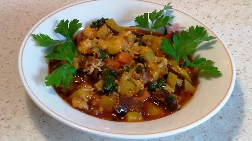 Рагу из кабачков с говяжьим сердцем смотреть онлайн