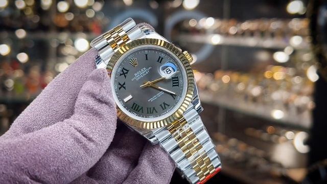 Часы Rolex DateJust 41 мм механика сталь люкс смотреть онлайн