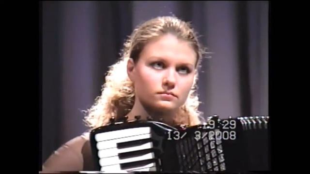 И.С.Бах "Органная фантазия и фуга ля-минор" Аккордеонистка Анастасия Петроченко 2008