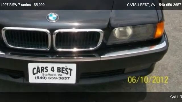 1997 BMW 7 series 740iL - for sale in STAFFORD, VA 22554 смотреть онлайн