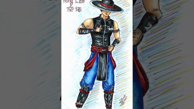 my drawing of kung lao pt2 смотреть онлайн