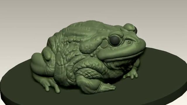 3D Frog - ZBrush Turntable смотреть онлайн