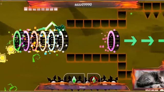 мой новый уровень в Geometry Dash смотреть онлайн