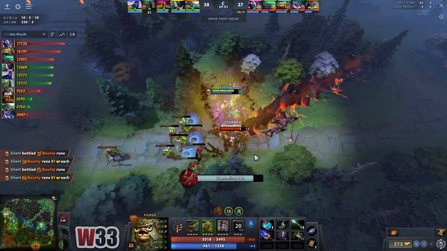 How W33 plays PUDGE with Tank Build - Tarrasque + Overwhelming Blink смотреть онлайн