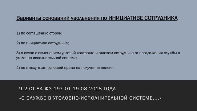 Рапорт об увольнении из уголовно-исполнительной системы
