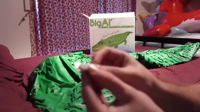 GoFloats BigAl' Giant Inflatable Alligator Unboxing смотреть онлайн