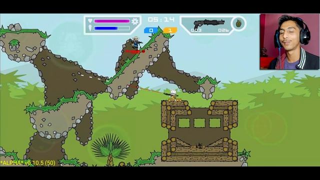 How To Play PTB Mode In Mini Militia Classic | GAMEPLAY