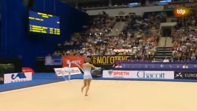Caroline Weber Ribbon Final Competition European Championships Minsk 2011 смотреть онлайн