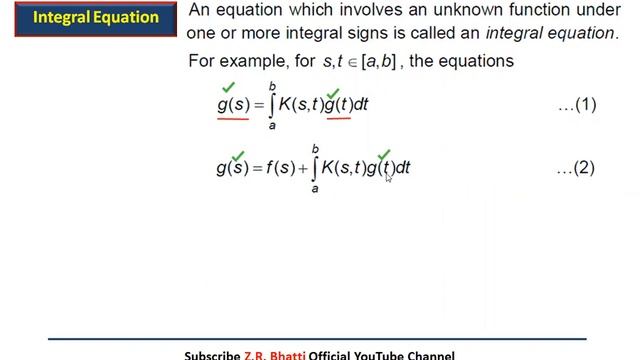 Integral Equations, Lecture 1 смотреть онлайн