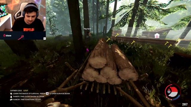 GABE PEIXE JOGANDO THE FOREST COM PH, YAYAH E COREANO - PARTE 2 смотреть онлайн