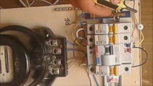 щиток с узо( дифавтомат) без заземления.