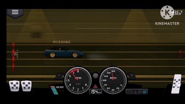 Let's play на игру Pixel car raser