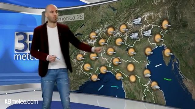 Previsioni meteo Video per domenica, 26 febbraio смотреть онлайн