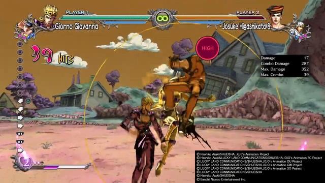 JJBA ASBR - Гайд на Джорно