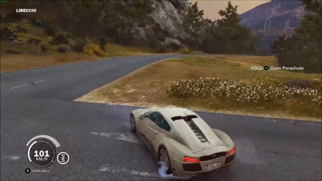 Just Cause 3 Can you break a bridge with the fastest car смотреть онлайн
