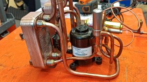 Сборка миниатюрного инверторного геотермального теплового насоса. Часть Первая.