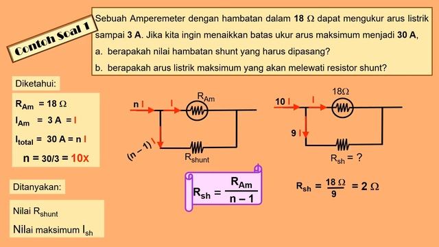 Resistor Shunt, Batas Ukur Amperemeter & Voltmeter. Listrik Arus Searah 4 смотреть онлайн