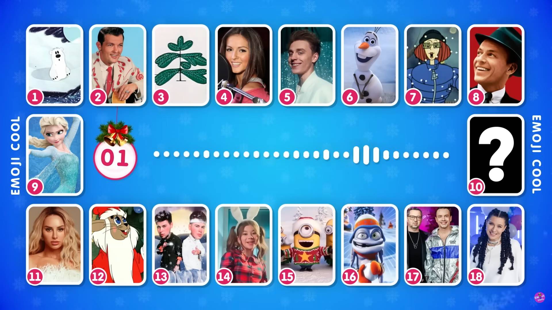 УГАДАЙ КТО ПОЕТ? НОВОГОДНИЙ ВЫПУСК 🎅🎄 / EMOJI COOL 😎 смотреть онлайн