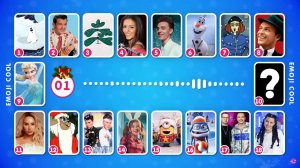 УГАДАЙ КТО ПОЕТ? НОВОГОДНИЙ ВЫПУСК 🎅🎄 / EMOJI COOL 😎