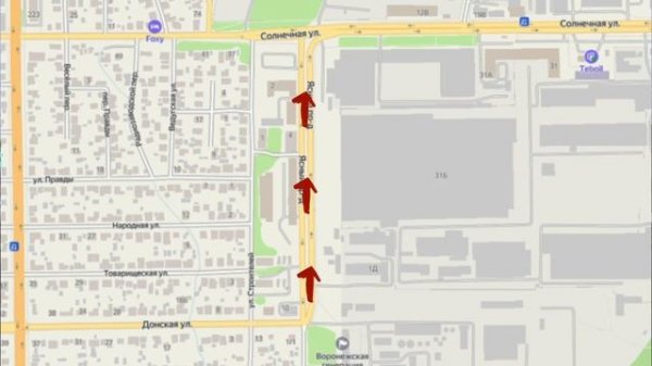 Изменения дорожного движения в Воронеже