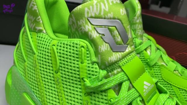Adidas Dame 7 "Solar Green" смотреть онлайн