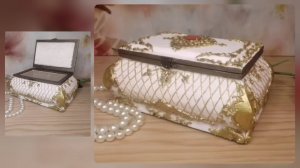 Шкатулочка из картона своими руками. Шикарный подарок!