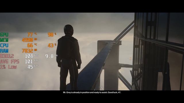 Hitman 3 - I5 12400F + RTX 3060 8GB - 1440p Max Settings - Benchmark Fps Test