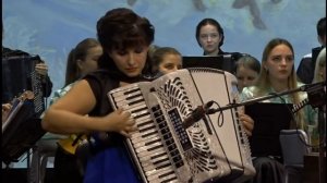 Ю.Пешков "Вот мчится тройка почтовая" Играет Ольга БОРДУНОВА (аккордеон)