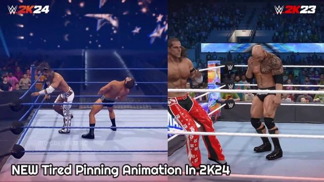 WWE 2K24 Vs WWE 2K23 Details Comparison