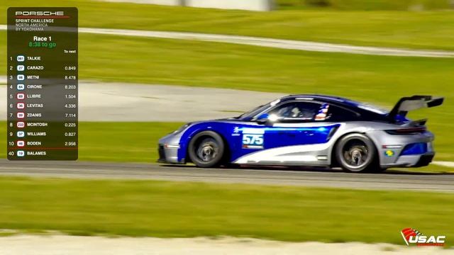 Road America GT3 Cup Race 1 - Porsche Sprint Challenge North America смотреть онлайн