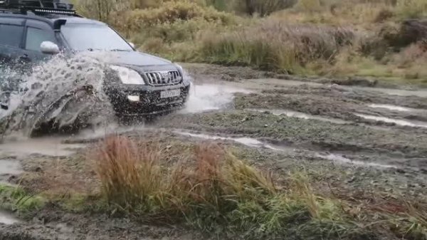 ПРАДО 120 СИБИРЬ БЕЗДОРОЖЬЕ ОСЕНЬ ДОРОГА НА РЫБАЛКУ