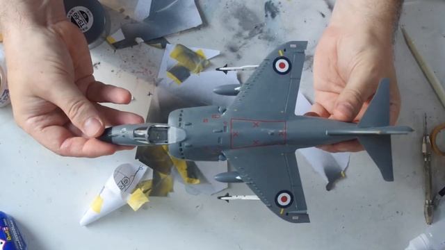 Upgrading the Tamiya Sea Harrier FRS1 - How much better can we it? смотреть онлайн