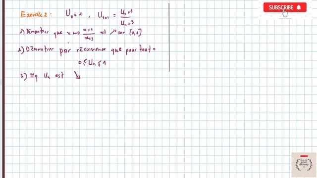 suite réelle -sens de variation-éxtremum-maths 3ème année secondaire смотреть онлайн