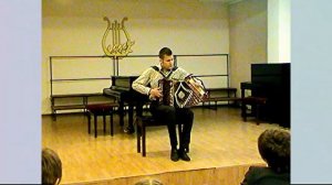 И.С. Бах  "Органная прелюдия до мажор" Играет новосибирский гармонист Анатолий Ельцов