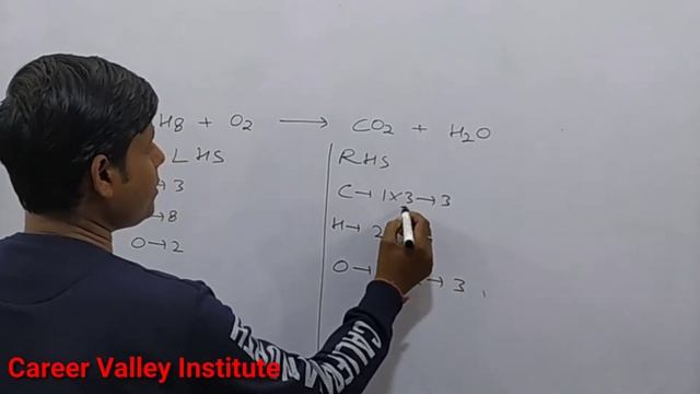 How to balance C3H8+O2=CO2+H2O|Chemical equation C3H8+O2=CO2+H2O|Reaction balance C3H8+O2=CO2+H2O смотреть онлайн