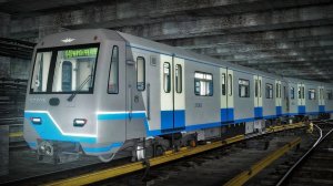 Поезд Ока катаюсь по Некрасовской линии Московского метро!