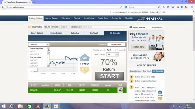 Make Money Online With Strategy Called 60 Seconds Binary Options!!! смотреть онлайн