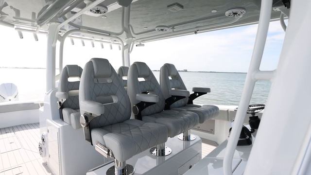 LOADED Freeman Boatworks 47 ! QUAD 450HP MERCURY RACING OUTBOARDS! For Sale By Silver King Yachts! смотреть онлайн