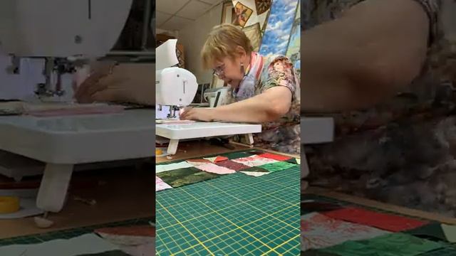 Урок 17 кв. Круги из кирпичей и квадратов 4 таймлапс