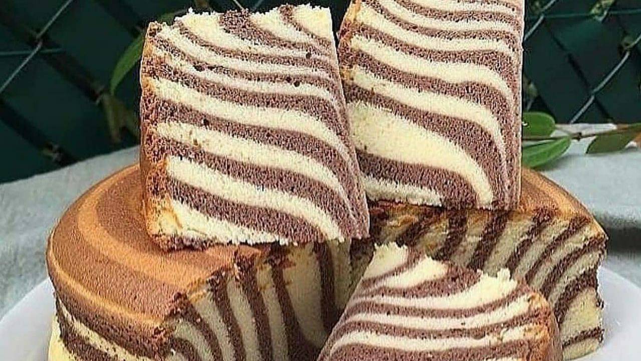 Пирог "Зебра" смотреть онлайн